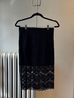 NWT Lace Midi Pencil Skirt
